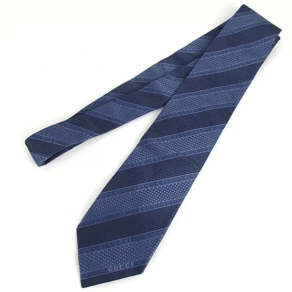 GUCCI Signature Silk Tie 🔥😍💙 - Picture 1 of 10